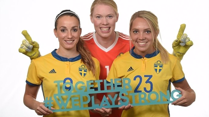 Jugadoras de la selección sueca de fútbol
