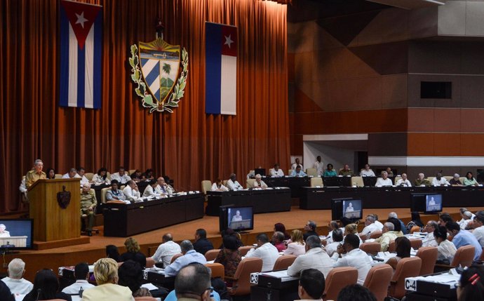 Parlamento de Cuba, presidido por Raúl Castro