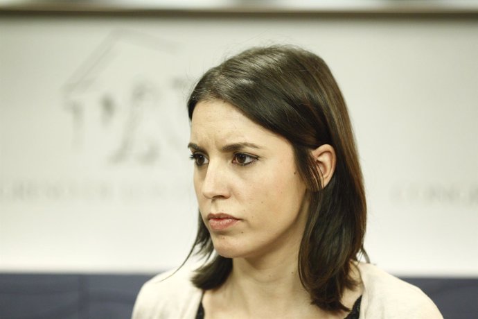 Rueda de prensa de Irene Montero en el Congreso