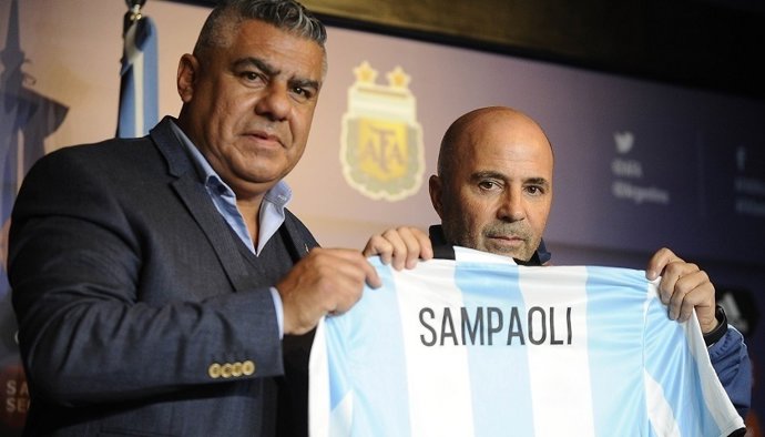Jorge Sampaoli, seleccionador de  l'Argentina 