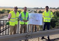 Junta finaliza las obras para la mejora de la seguridad vial en la A-92 a su paso por La Puebla de Cazalla (Sevilla)