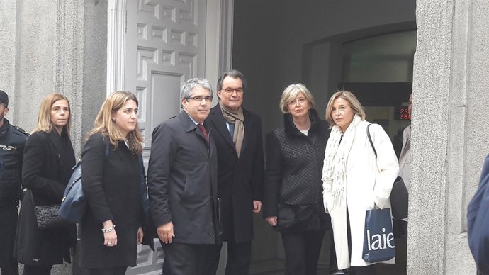 Artur Mas arriba al Tribunal Suprem 
