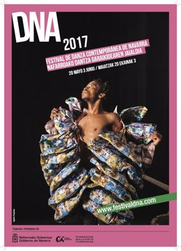 Cartel del festival de danza DNA 2017