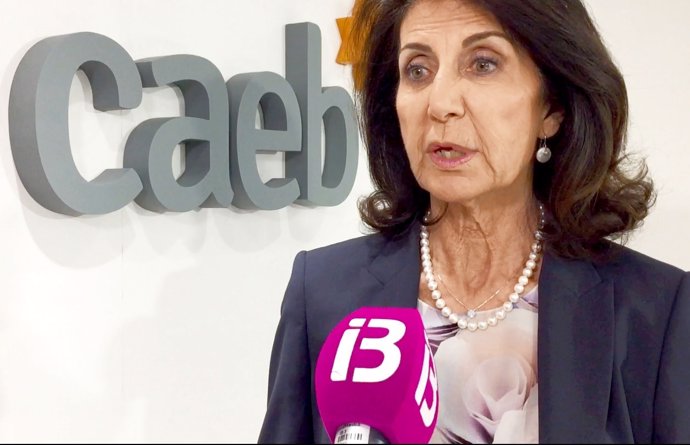 La presidenta de la CAEB, Carmen Planas
