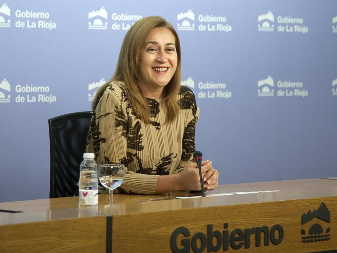 La portavoz del Gobierno riojano, Begoña Martínez Arregui