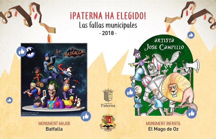 Bocetos de los dos proyectos ganadores