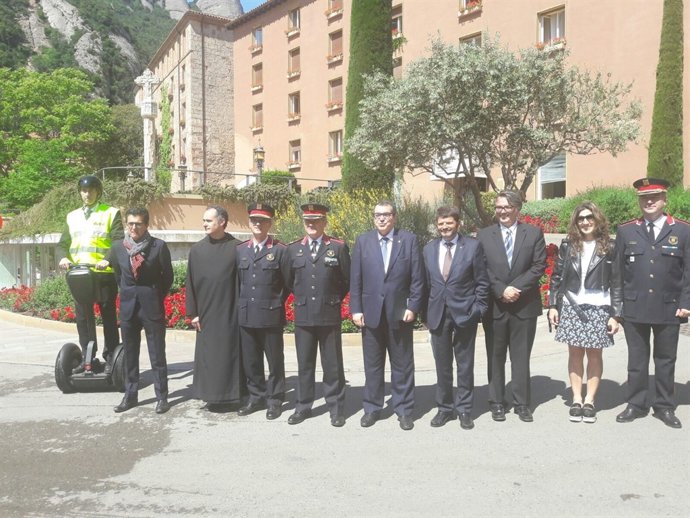 L'conseller Jordi Jané vas agafar a una reunió de seguretat a Montserrat