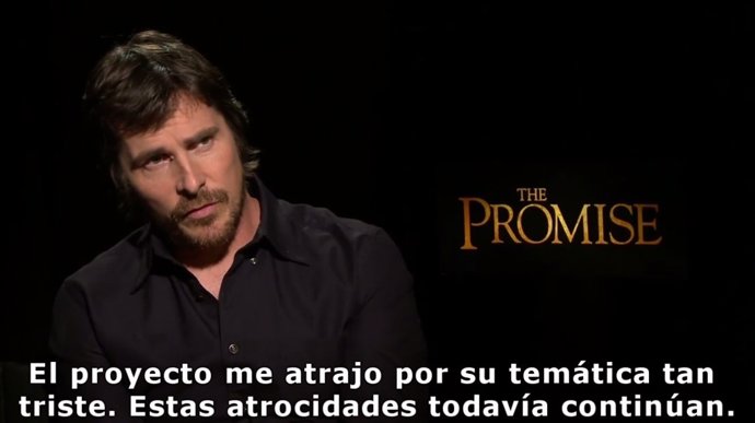 Christian Bale interpreta al periodista Chris Myers en 'La Promesa'