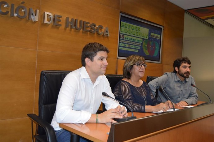Antonio Biescas, Elisa Sancho y Pablo Pérez