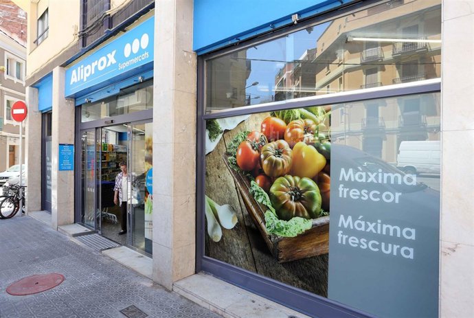 Supermercat de la marca Aliprox de Caprabo  