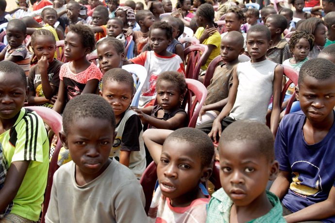 Niños en República Democrática del Congo