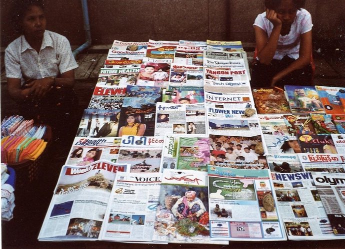 Periódicos de Birmania