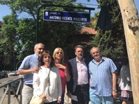 Los jardines del Paseo de La Habana lucen ya el nombre del primer presidente elegido democráticamente en la ONCE