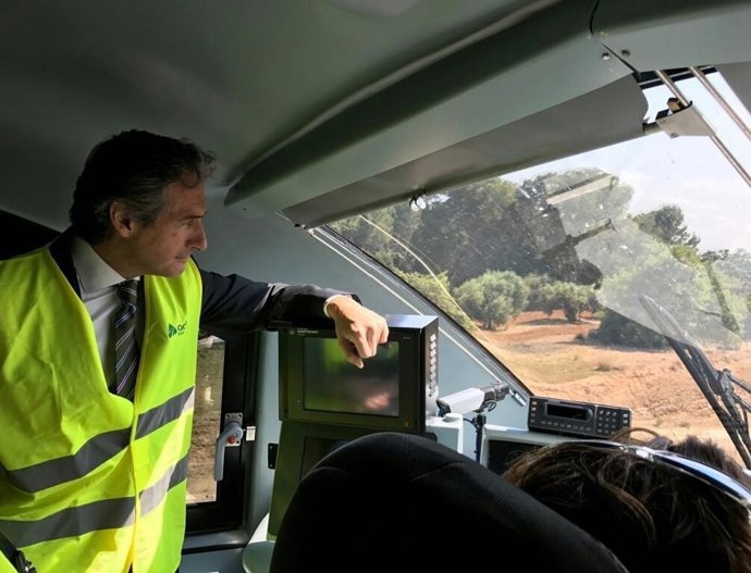 El ministre en la seva visita aquest passat divendres a un tram de la infraestru