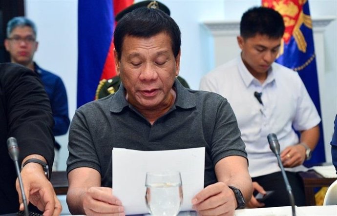 El presidente de Filipinas Rodrigo Duterte