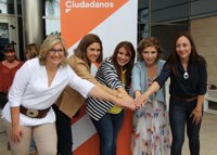 Diputadas de Cs reivindican el papel de la mujer en la política y piden "remar juntos" para gobernar la Comunitat