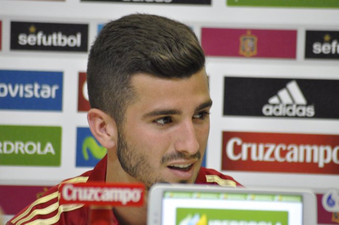 José Luis Gayà, rueda de prensa selección Española de futbol 