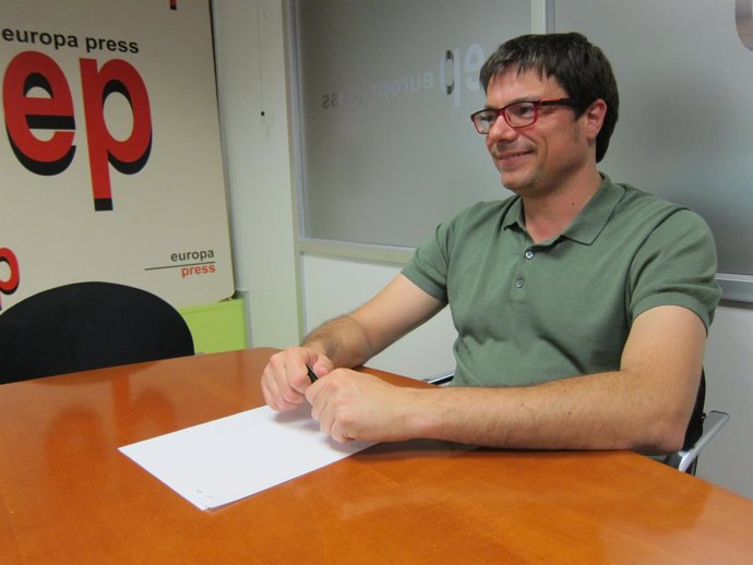 El secretario de organización de Catalunya En Comú, Xavi Matilla