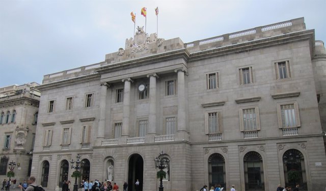 Fachada del Ayuntamiento de Barcelona