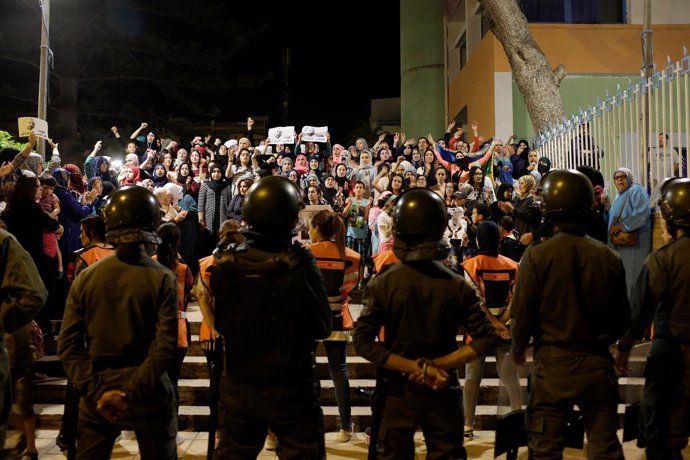 Manifestación en Alhucemas