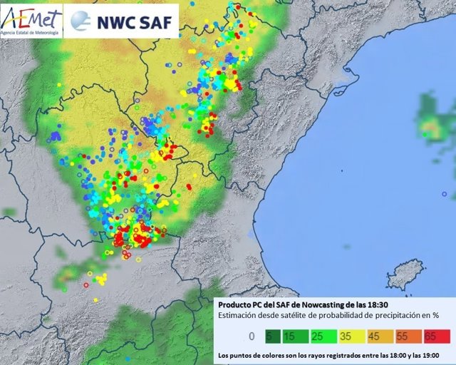 Las tormentas han arrancado del noroeste de la región