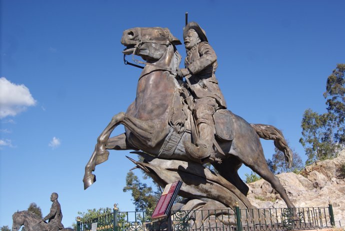 Estatua de Pancho Villa en México
