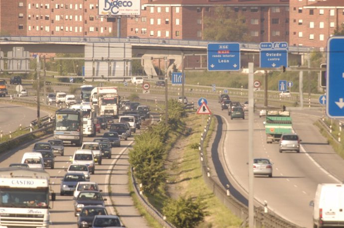 Carreteras asturianas, autopista, tráfico