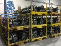 Recuperan 138 motores robados a principios de abril en Valladolid