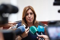 Susana Díaz destaca el "prestigio y reconocimiento" de Diego Valderas para convertirse en el Comisionado de la Memoria