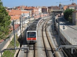 Vies de FGC, als barris de Ca Feu i Gràcia, a Sabadell