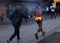 Muere el joven venezolano quemado durante una protesta opositora en Altamira