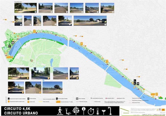 Uno de los circuitos diseñados para el deporte.