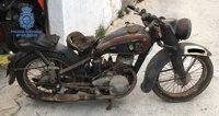 Recuperan en Palma una motocicleta robada de la Primera Guerra Mundial