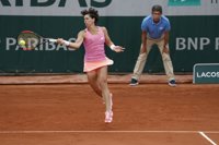 Carla Suárez: "He hecho lo que Halep me ha dejado porque ha hecho un partido inmejorable"