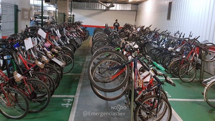 Exposición de bicicletas robadas