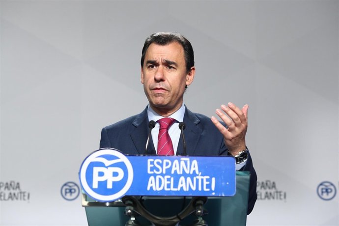 Rueda de prensa de Fernando Martínez Maíllo en la sede del PP