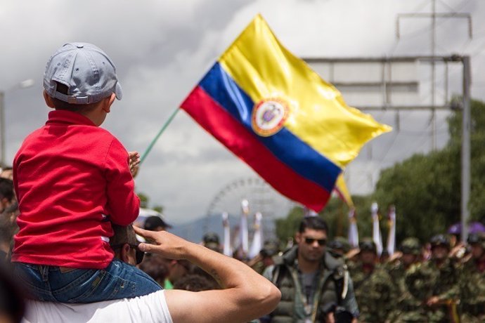 BOGOTà, COLOMBIA - 2016/07/20: Today, 20th of July was the celebration of the In