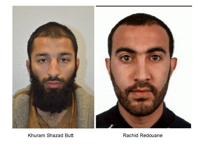 Dos dels responsables de l'atemptat del 3 de juny a Londres