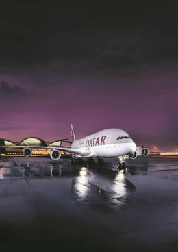 Avión de Qatar Airways