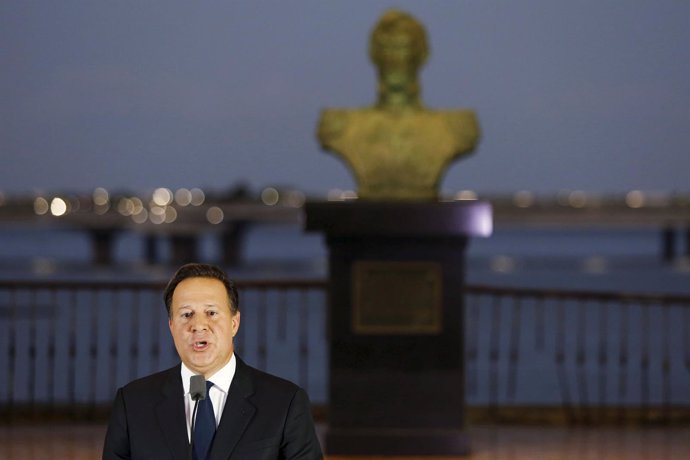 El presidente de Panamá, Juan Carlos Varela