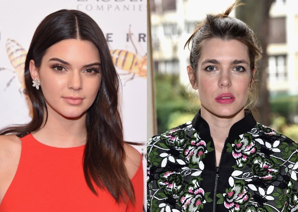 KENDALL JENNER Y CARLOTA CASIRAGHI/ GETTY