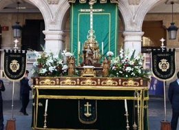 Altar montado por la Vera Cruz de Valladolid. 