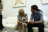 Pablo Iglesias se "esforzará" para que Carmena repita en Madrid y apuesta por Errejón en la Comunidad