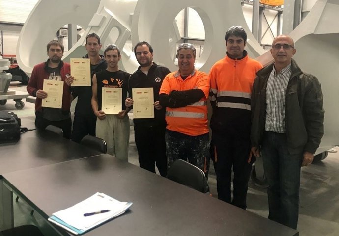 Participantes en el curso