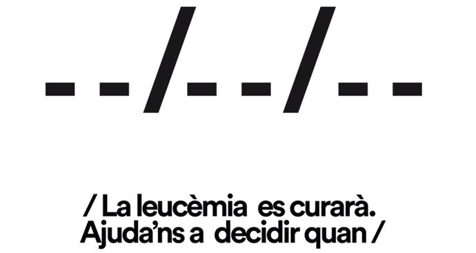 Campanya per posar data a la curació de la leucèmia