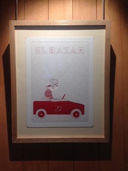 Una de las ilustraciones de la exposición