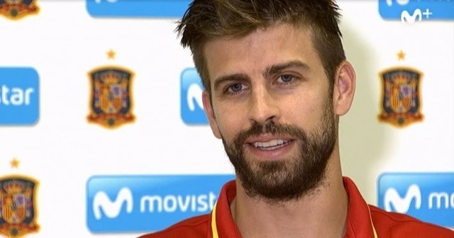 Gerard Piqué, jugador del FC Barcelona en una entrevista