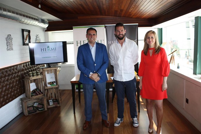 El chep Peña en la presentación de Compromiso Hermi