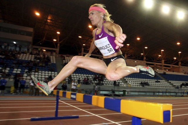 La Atleta Marta Domínguez . 