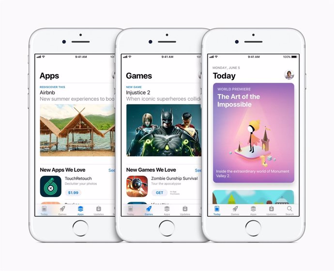 Apple rediseño nueva app store wwdc 2017
